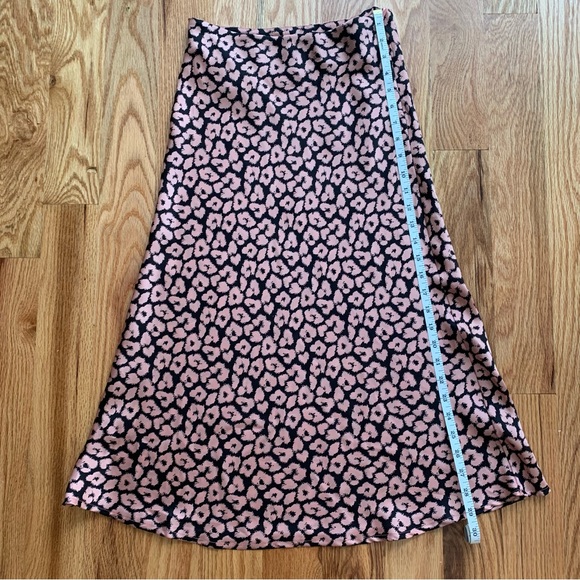 UO Cotton Candy LA Pink and Black Slip Skirt XS - Picture 4 of 5